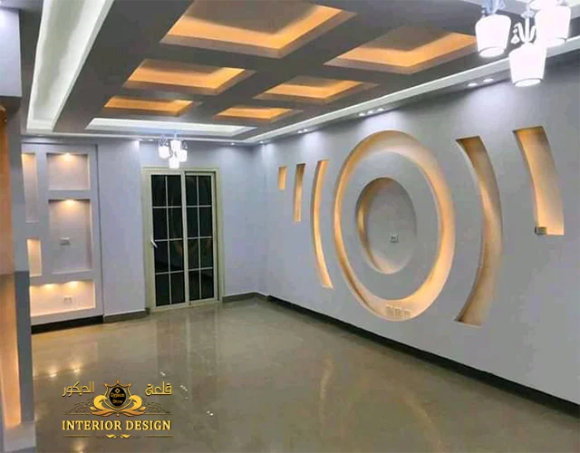 مكتبات جبس بورد للتلفزيون قلعة الديكور