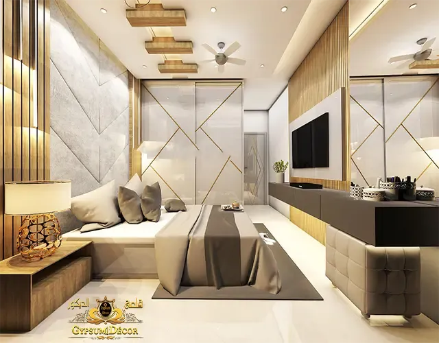 جبسون بورد غرف نوم جبس بورد بسيط